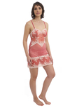 Embrace Lace Chemise Faded Rose / White Sand